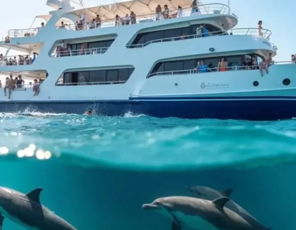 Hurghada: Dolphin House with Snorkeling & Lunch